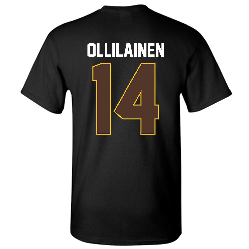 Wyoming - NCAA Women's Basketball : Kati Ollilainen - Vintage Shersey T-Shirt-1
