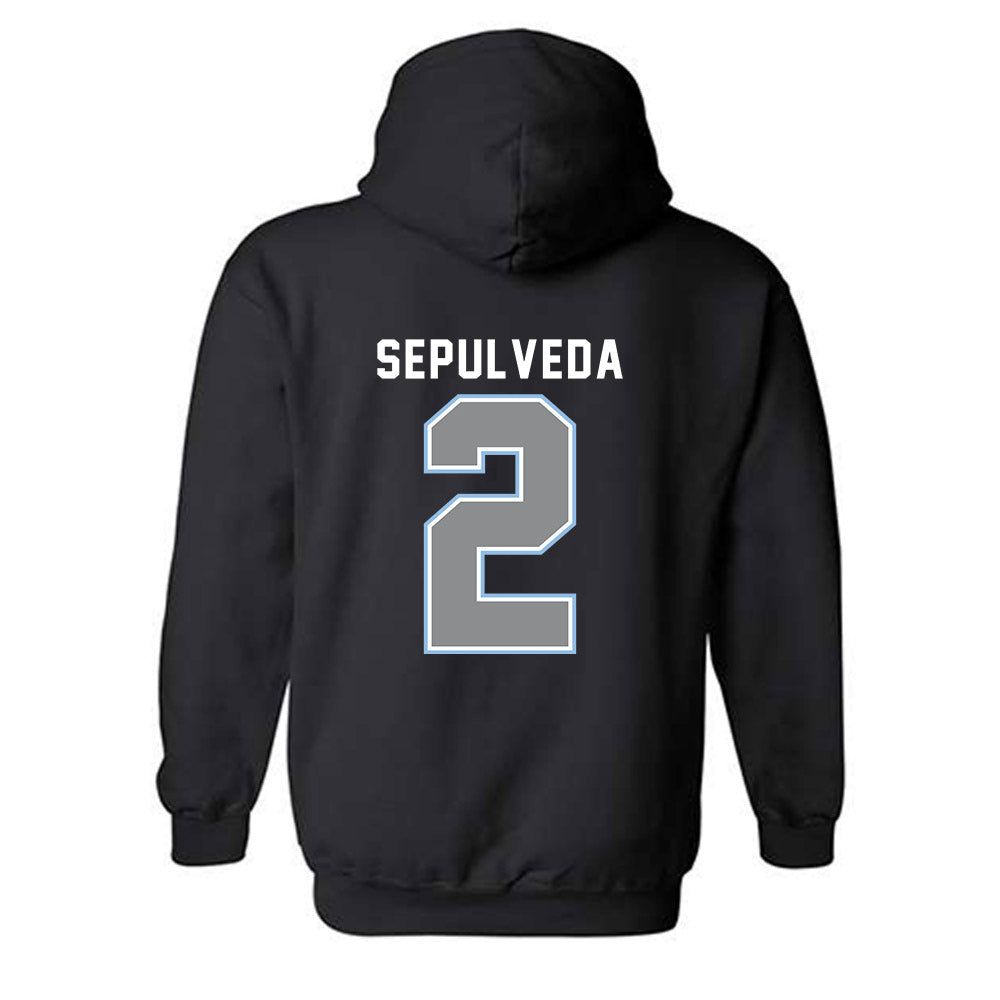 Old Dominion - NCAA Women's Basketball : Vanessa Rae Sepulveda - Vintage Shersey Hooded Sweatshirt-1