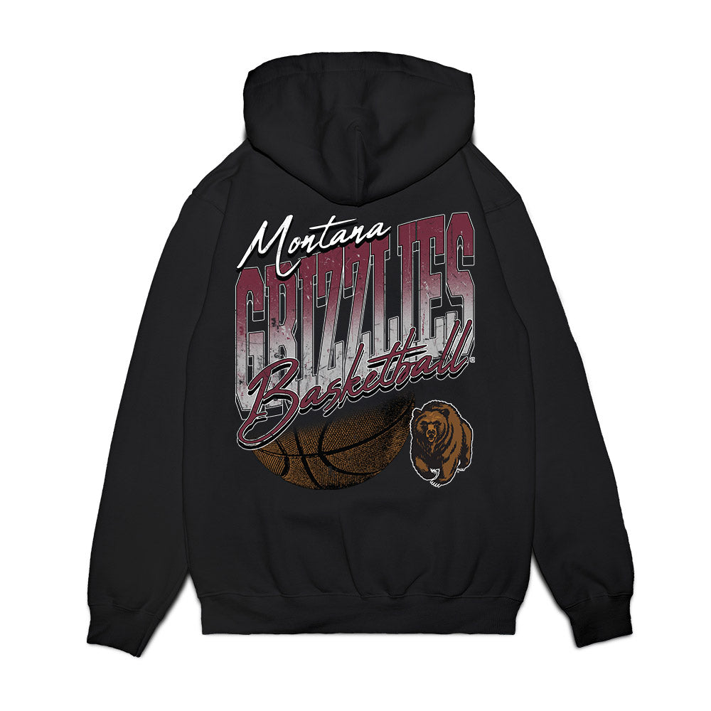 Montana - NCAA Women's Basketball : Ava Cossette - Vintage Premium Hooded Sweatshirt-1