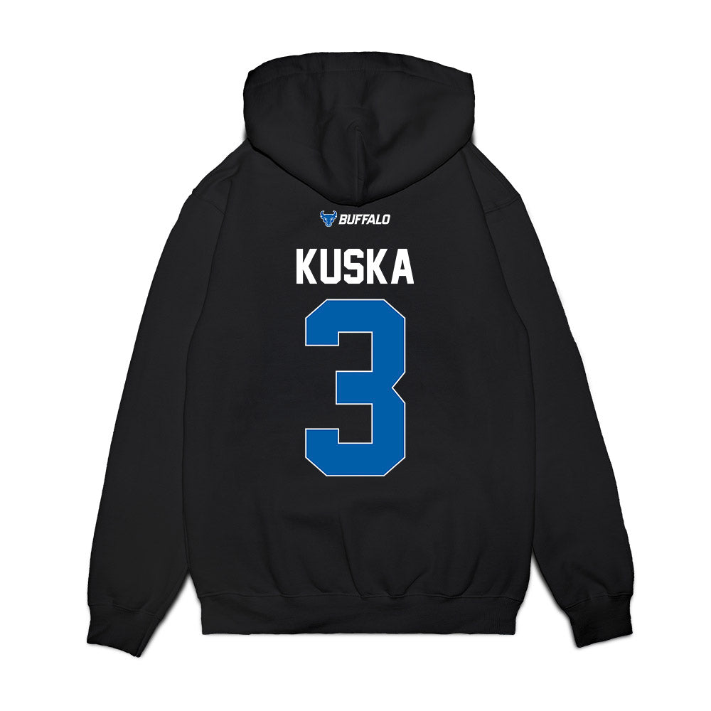 Buffalo - NCAA Men's Basketball : Tristan Kuska - Vintage Basketball Premium Hooded Sweatshirt-1