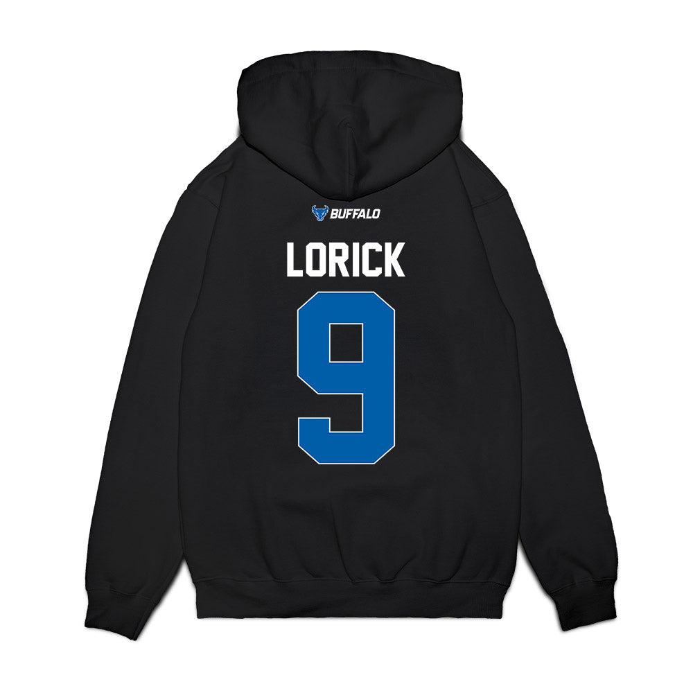 Buffalo - NCAA Men's Basketball : Antoine Lorick - Vintage Basketball Premium Hooded Sweatshirt-1