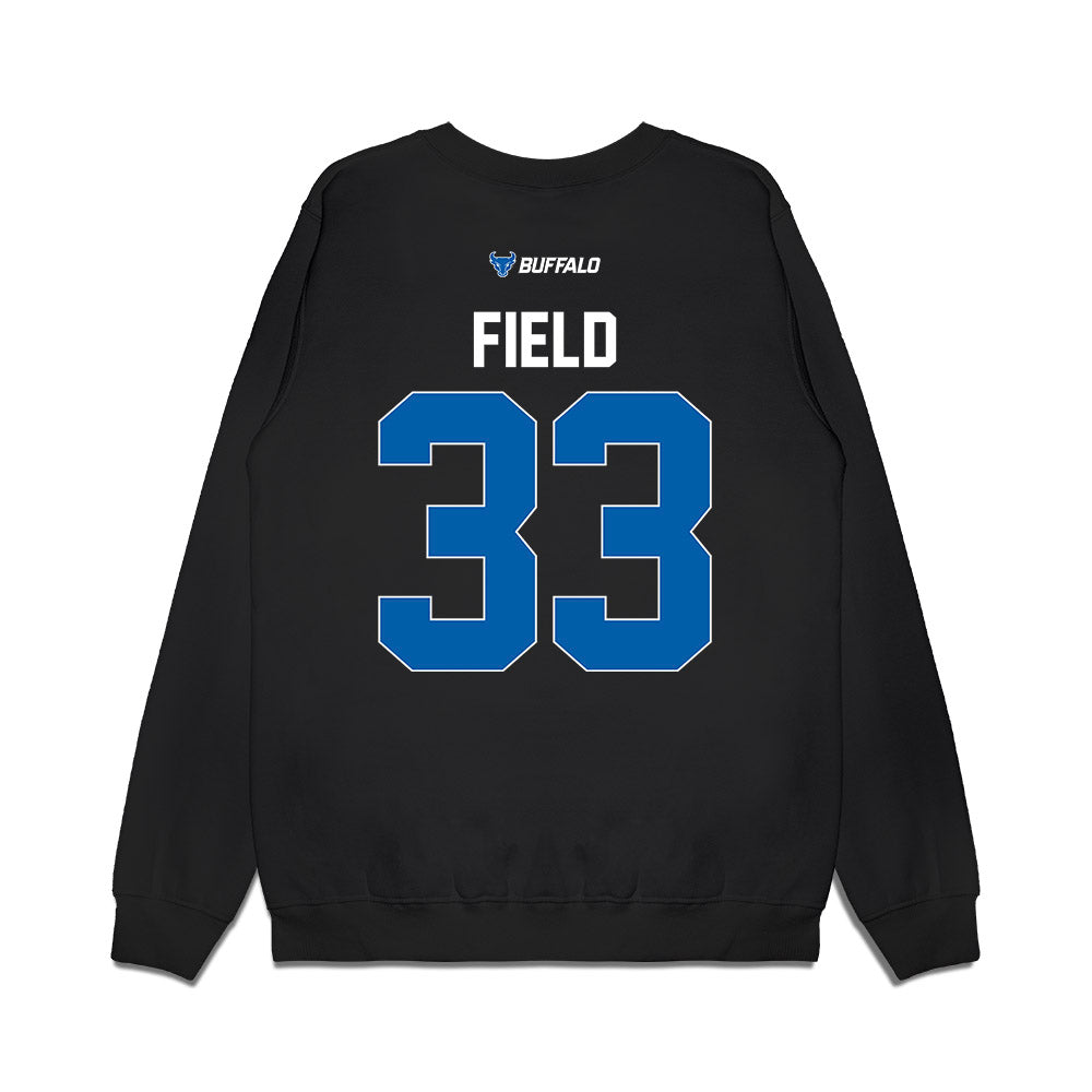 Buffalo - NCAA Women's Basketball : Elizabeth Field - Vintage Basketball Premium Crewneck Sweatshirt-1