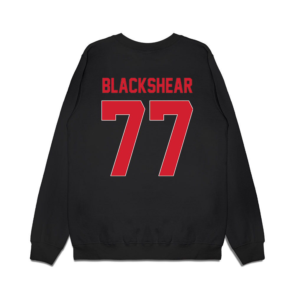 Youngstown State - NCAA Men's Basketball : Tae Blackshear - Vintage Basketball Shersey Premium Crewneck Sweatshirt-1