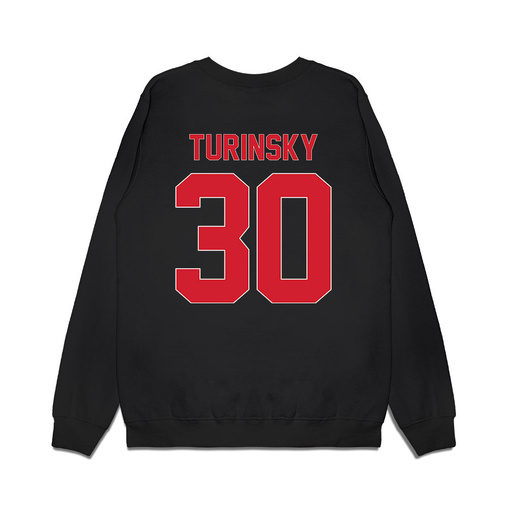 Youngstown State - NCAA Women's Basketball : Kaitlyn Turinsky - Vintage Basketball Shersey Premium Crewneck Sweatshirt-1