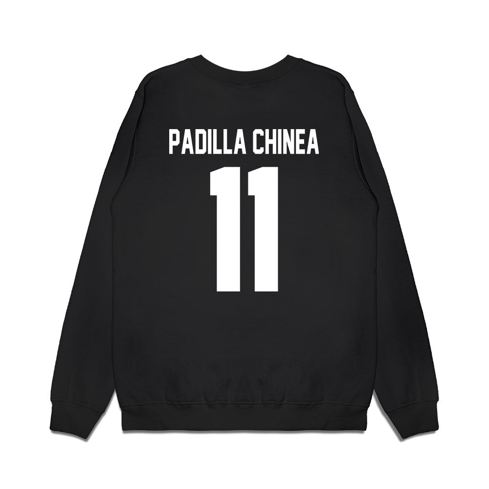 New Mexico - NCAA Women's Basketball : Nayli Padilla Chinea - Vintage Basketball Premium Crewneck Sweatshirt-1