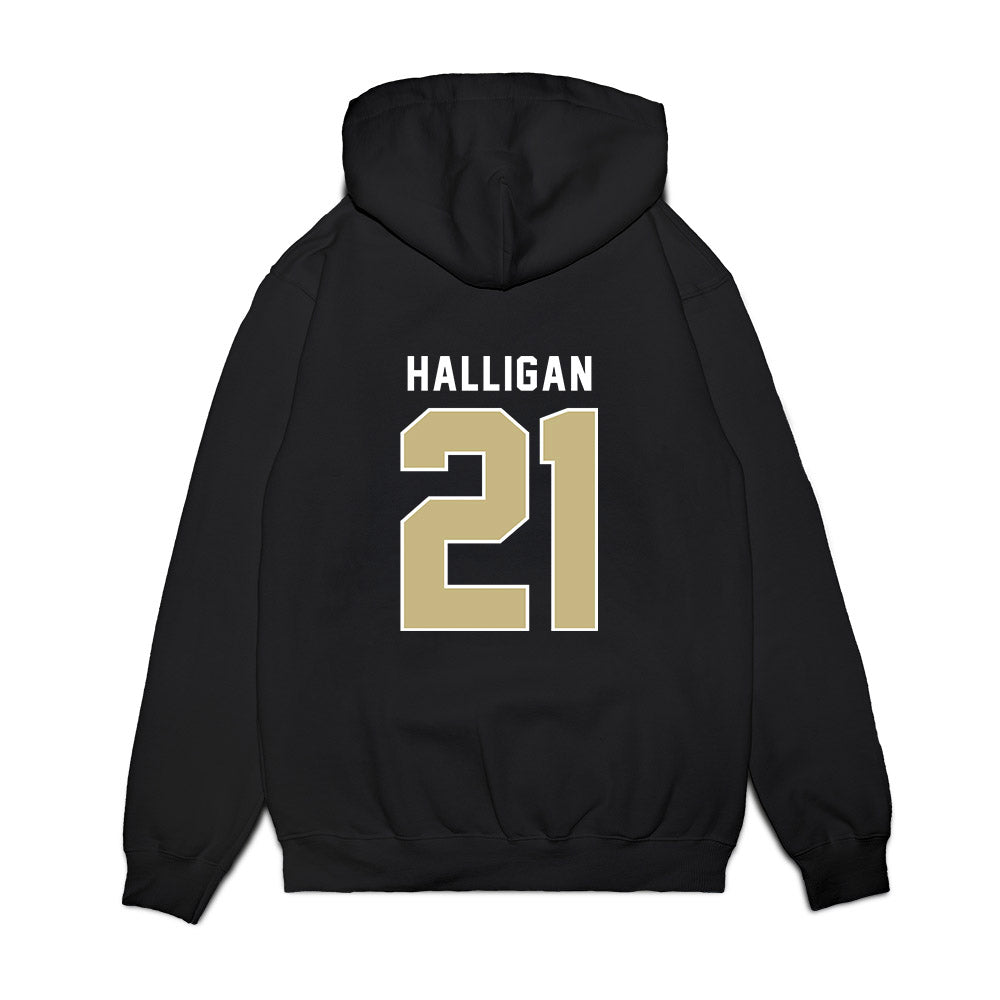 Akron - NCAA Men's Basketball : Zachary Halligan - Vintage Premium Hooded Sweatshirt-1