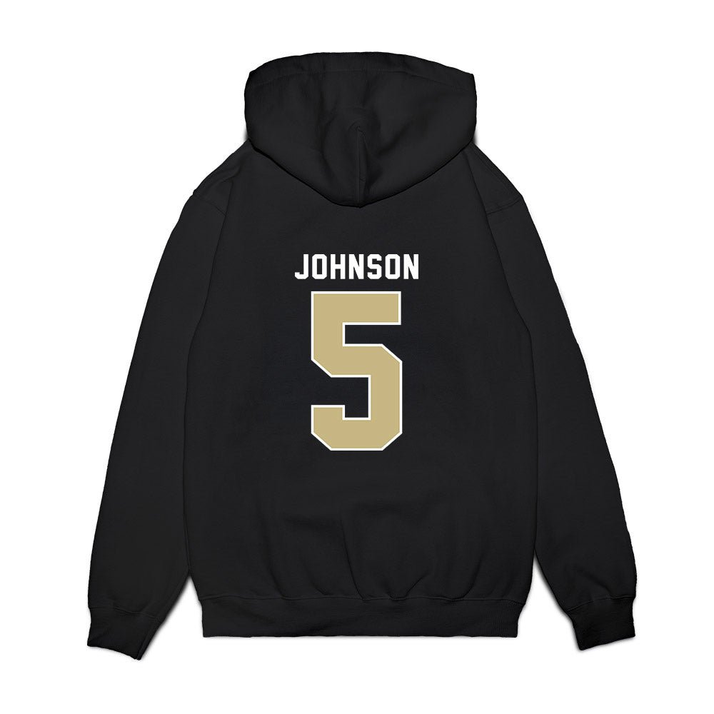 Akron - NCAA Men's Basketball : Tavari Johnson - Vintage Premium Hooded Sweatshirt-1