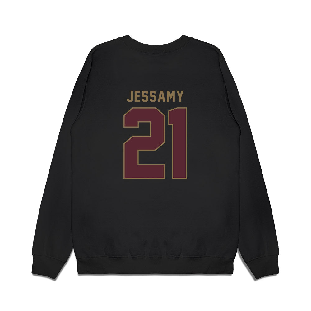 Texas State - NCAA Men's Basketball : Ronald Jessamy - Premium Crewneck Sweatshirt-1