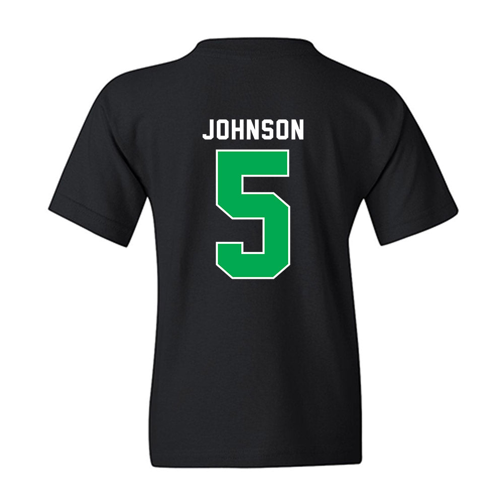 Marshall - NCAA Men's Basketball : DeMarco Johnson - Vintage Basketball Youth T-Shirt-1