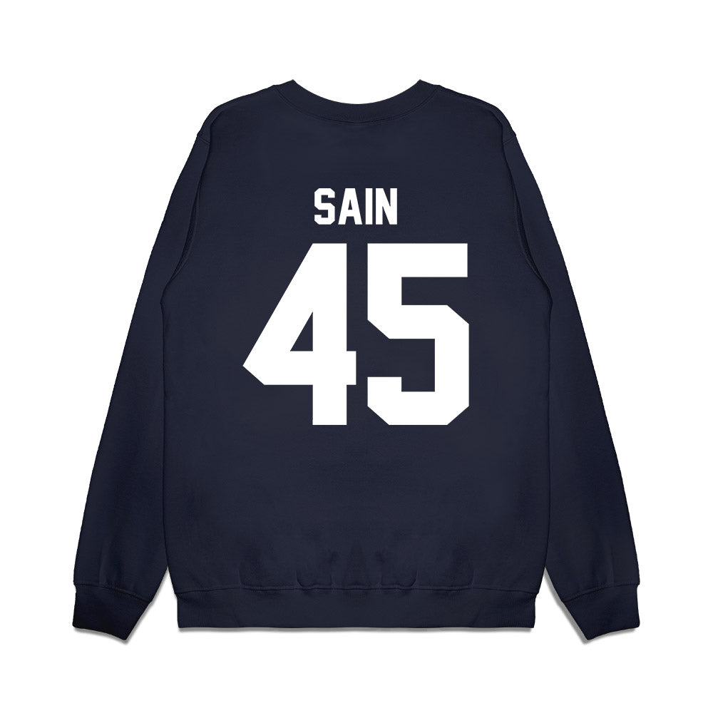 Maine - NCAA Women's Basketball : Kaliyah Sain - Vintage Basketball Premium Crewneck Sweatshirt-1