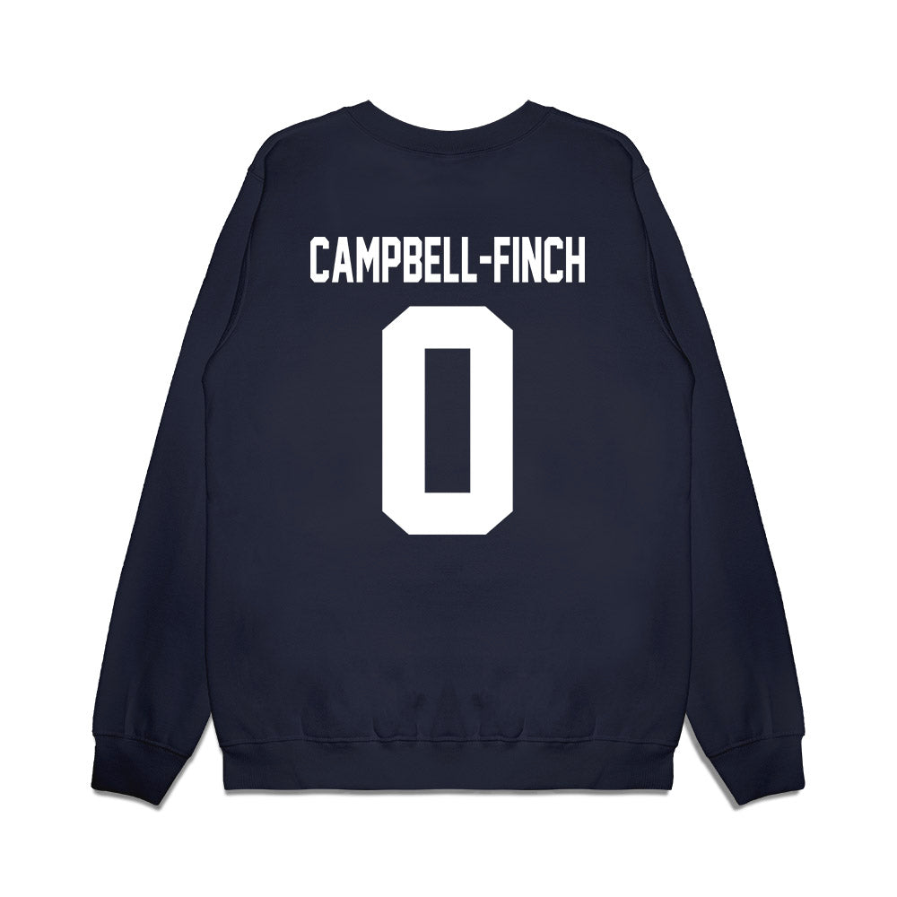 Samford - NCAA Men's Basketball : Isaiah Campbell-Finch - Vintage Basketball Premium Crewneck Sweatshirt-1