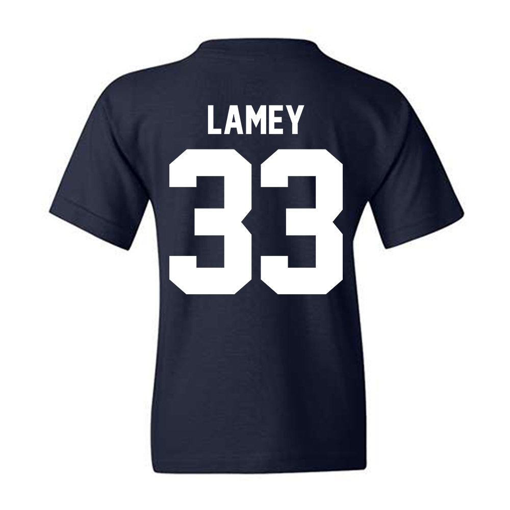 Samford - NCAA Men's Basketball : Zach Lamey - Vintage Basketball Youth T-Shirt-1