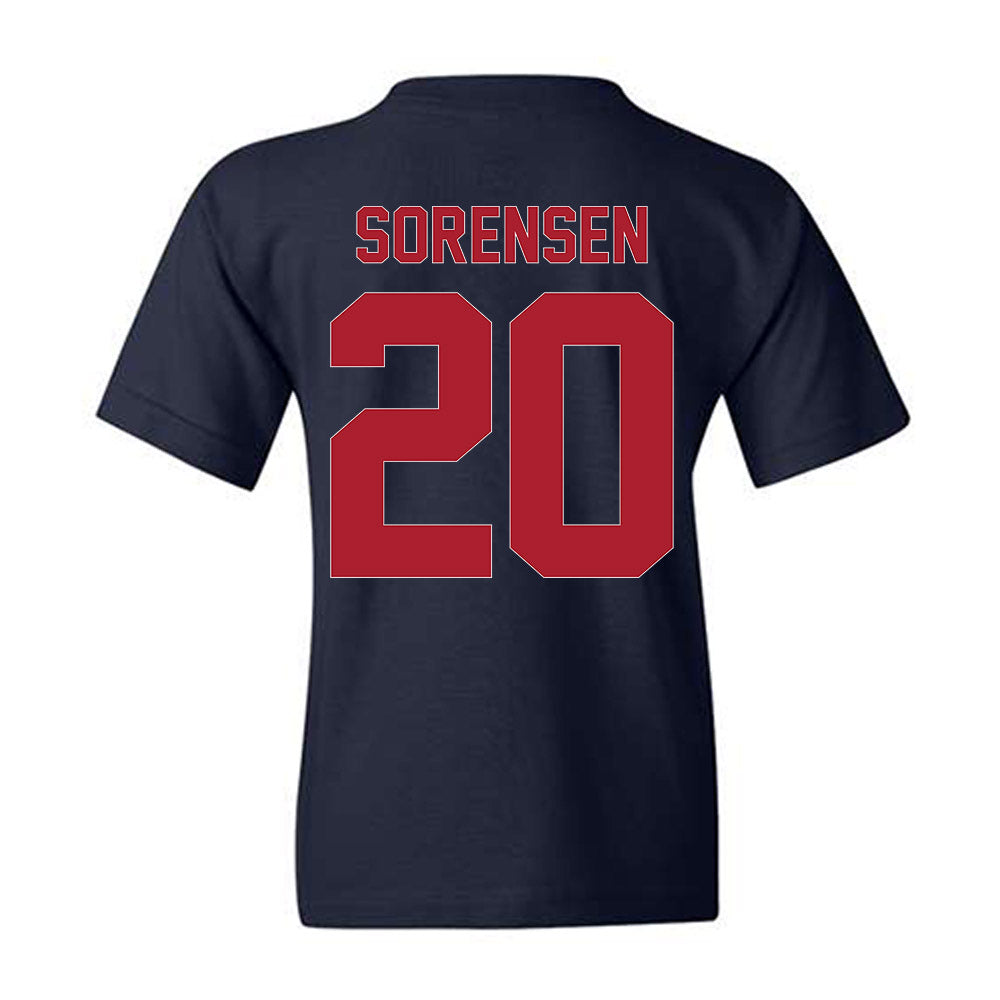 Liberty - NCAA Men's Basketball : Torr Sorensen - Vintage Shersey Youth T-Shirt-1