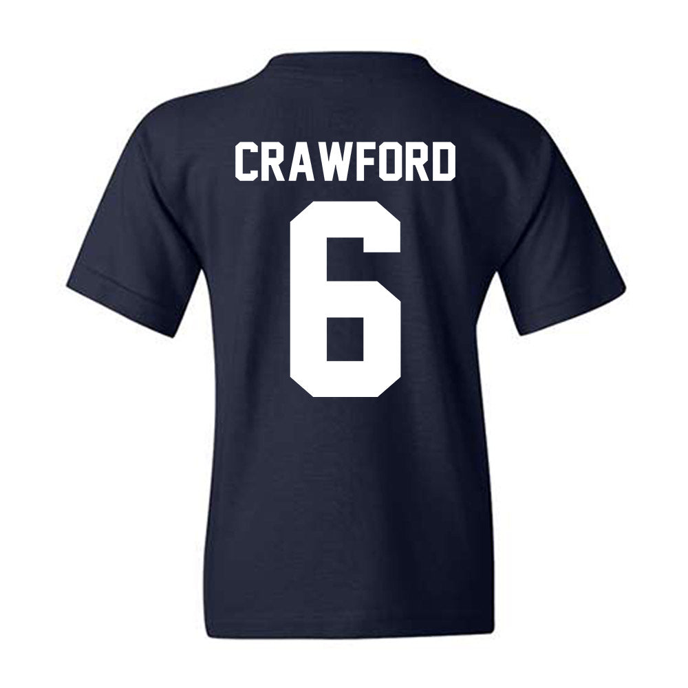 Georgia Southern - NCAA Men's Basketball : Jayden Crawford - Vintage Youth T-Shirt-1