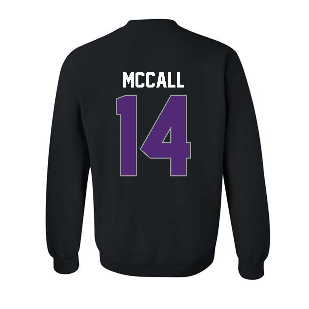 UST - NCAA Women's Basketball : Autumn McCall - Vintage Shersey Crewneck Sweatshirt-1