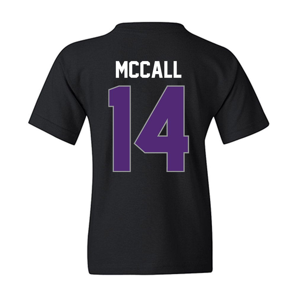 UST - NCAA Women's Basketball : Autumn McCall - Vintage Shersey Youth T-Shirt-1