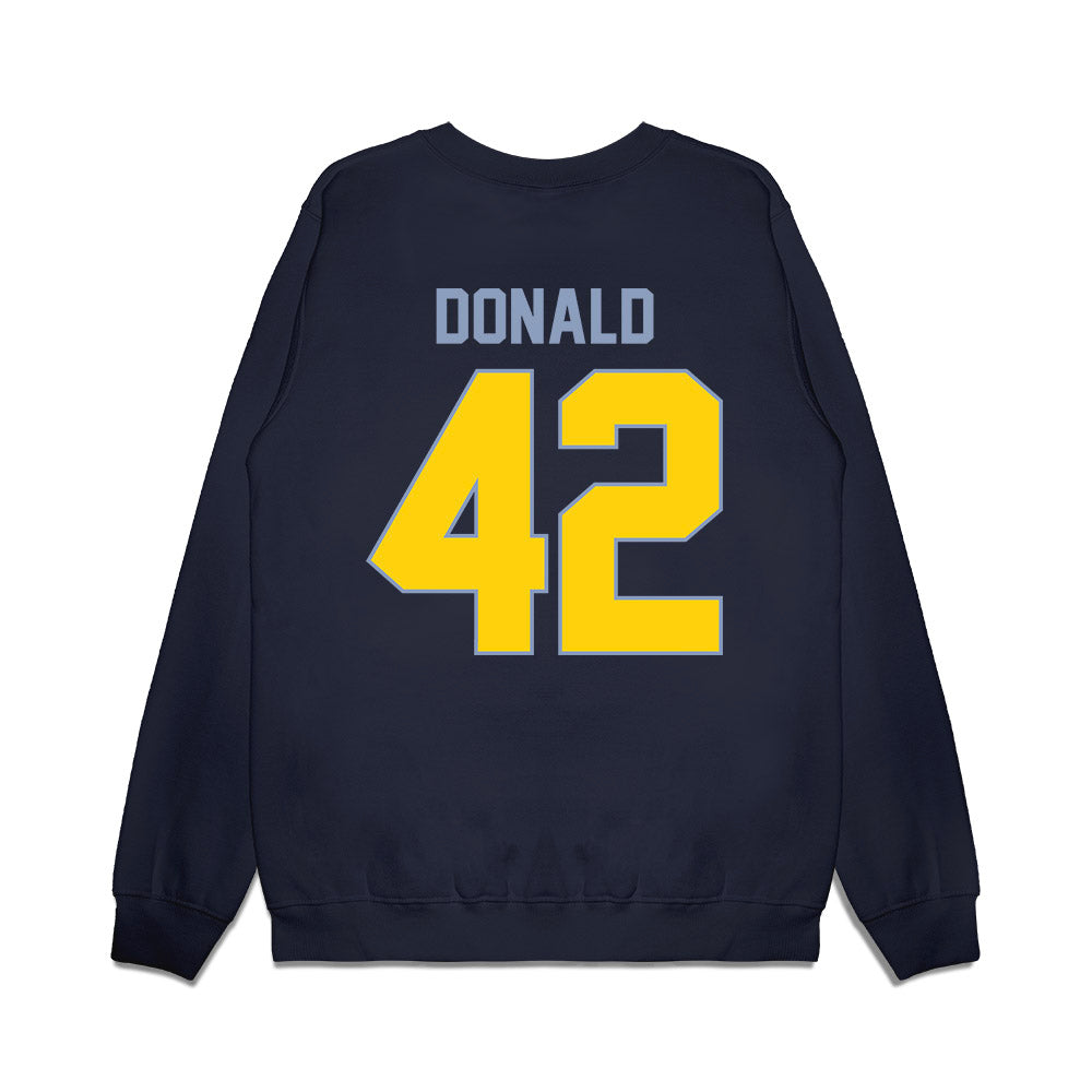 AU - NCAA Women's Basketball : Mia Donald - Vintage Basketball Premium Crewneck Sweatshirt-1