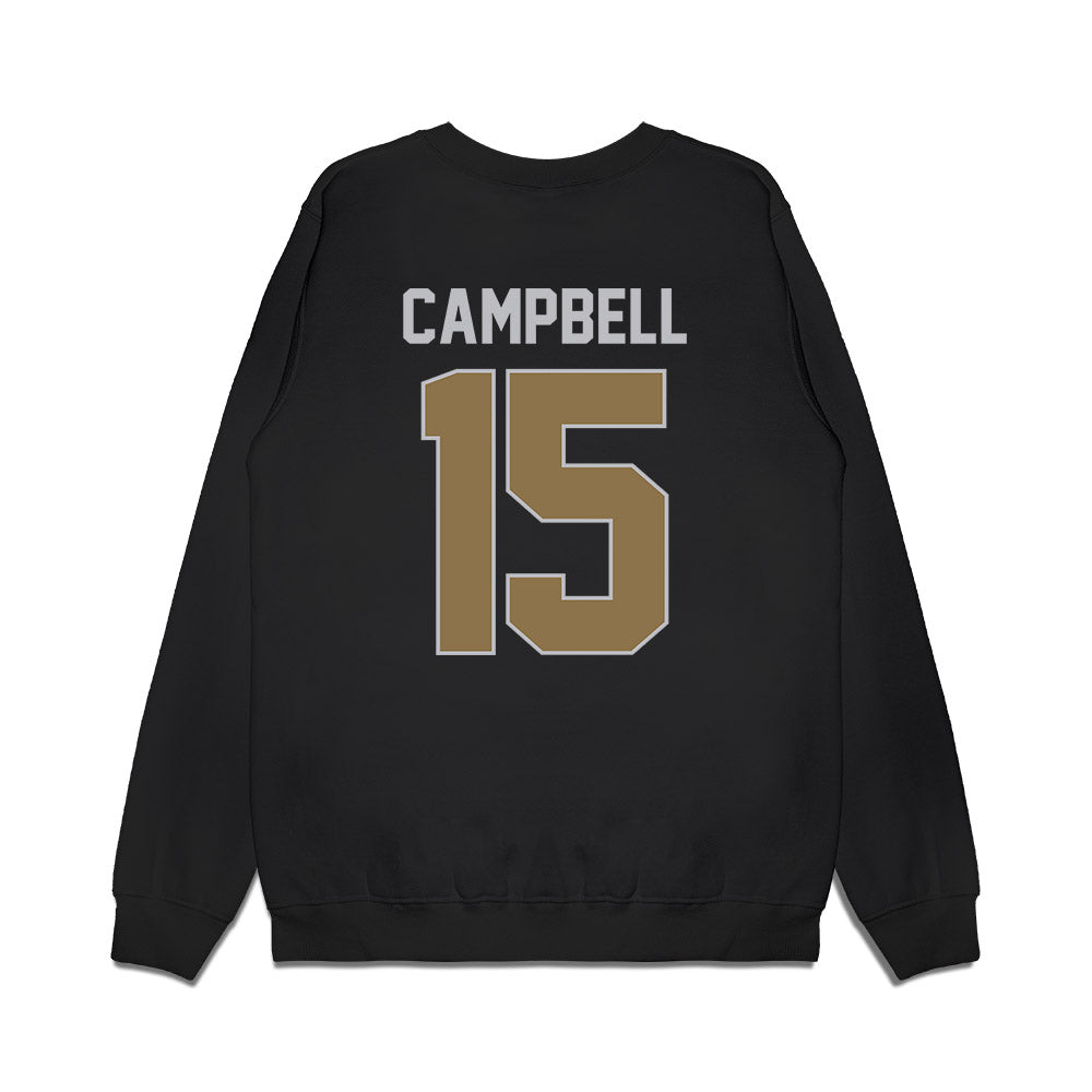 Bryant - NCAA Women's Basketball : Azanah Campbell - Vintage Premium Crewneck Sweatshirt-1