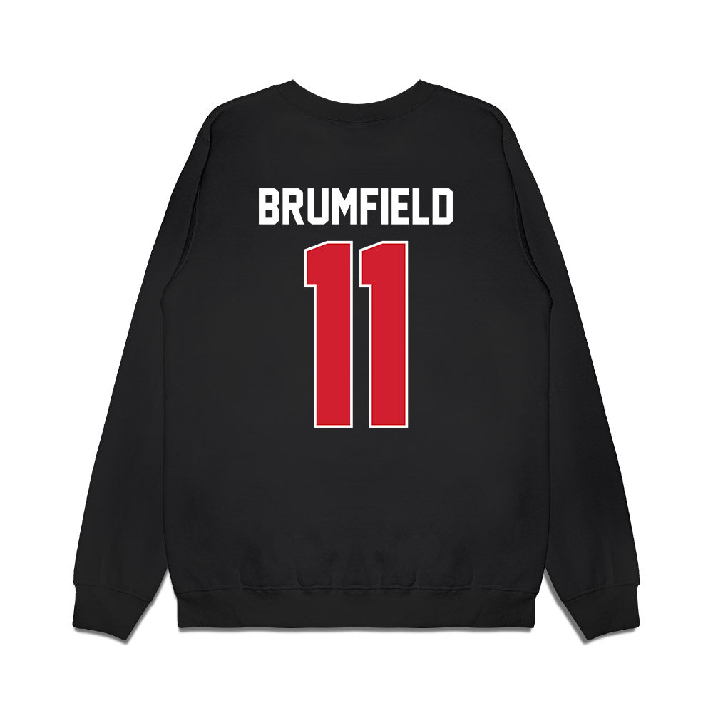 UNLV - NCAA Men's Basketball : Xavier Brumfield - Vintage Shersey Premium Crewneck Sweatshirt-1