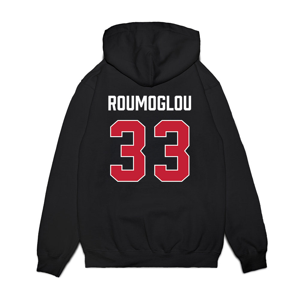 Richmond - NCAA Men's Basketball : Apostolos Roumoglou - Vintage Premium Hooded Sweatshirt-1