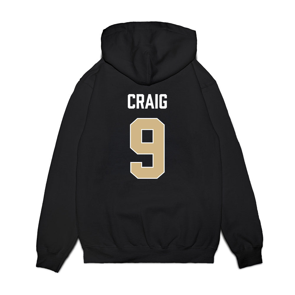 PFW - NCAA Men's Basketball : Deandre Craig - Vintage Basketball Premium Hooded Sweatshirt-1