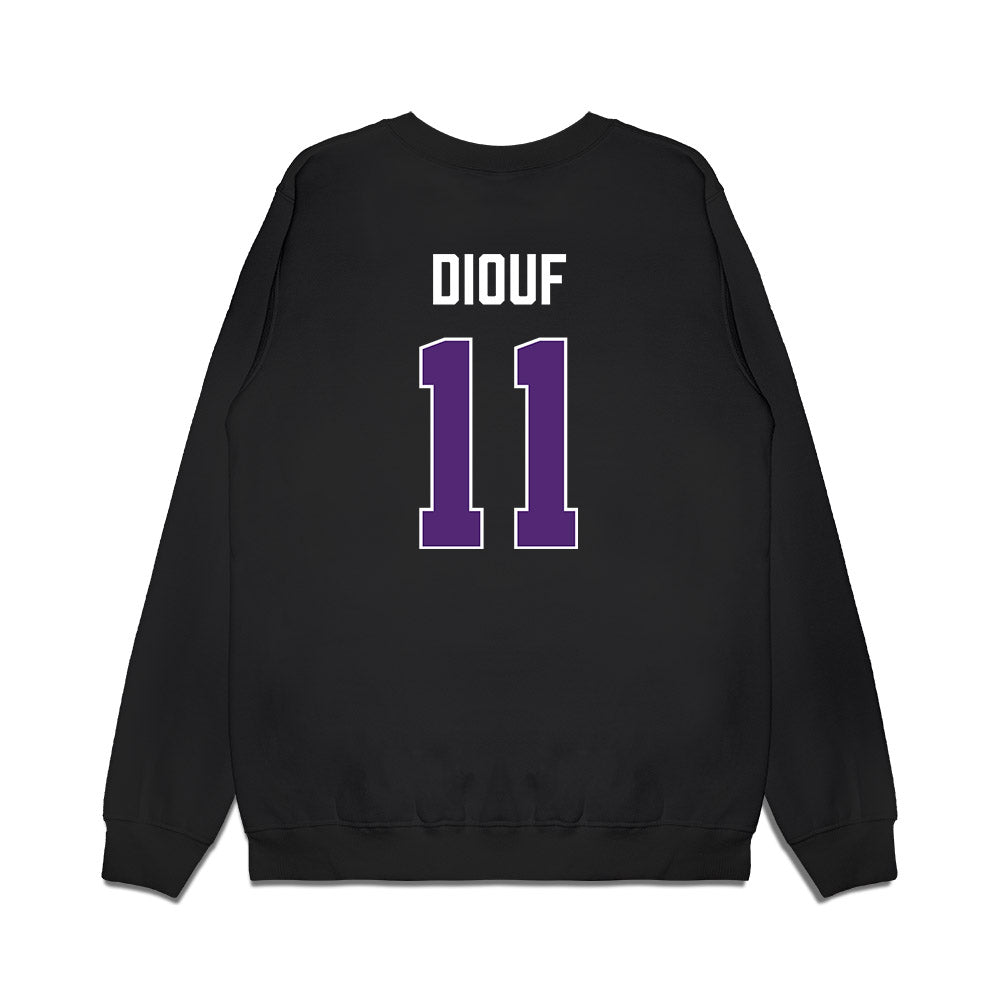 Northern Iowa - NCAA Men's Basketball : Ismael Diouf - Premium Crewneck Sweatshirt-1