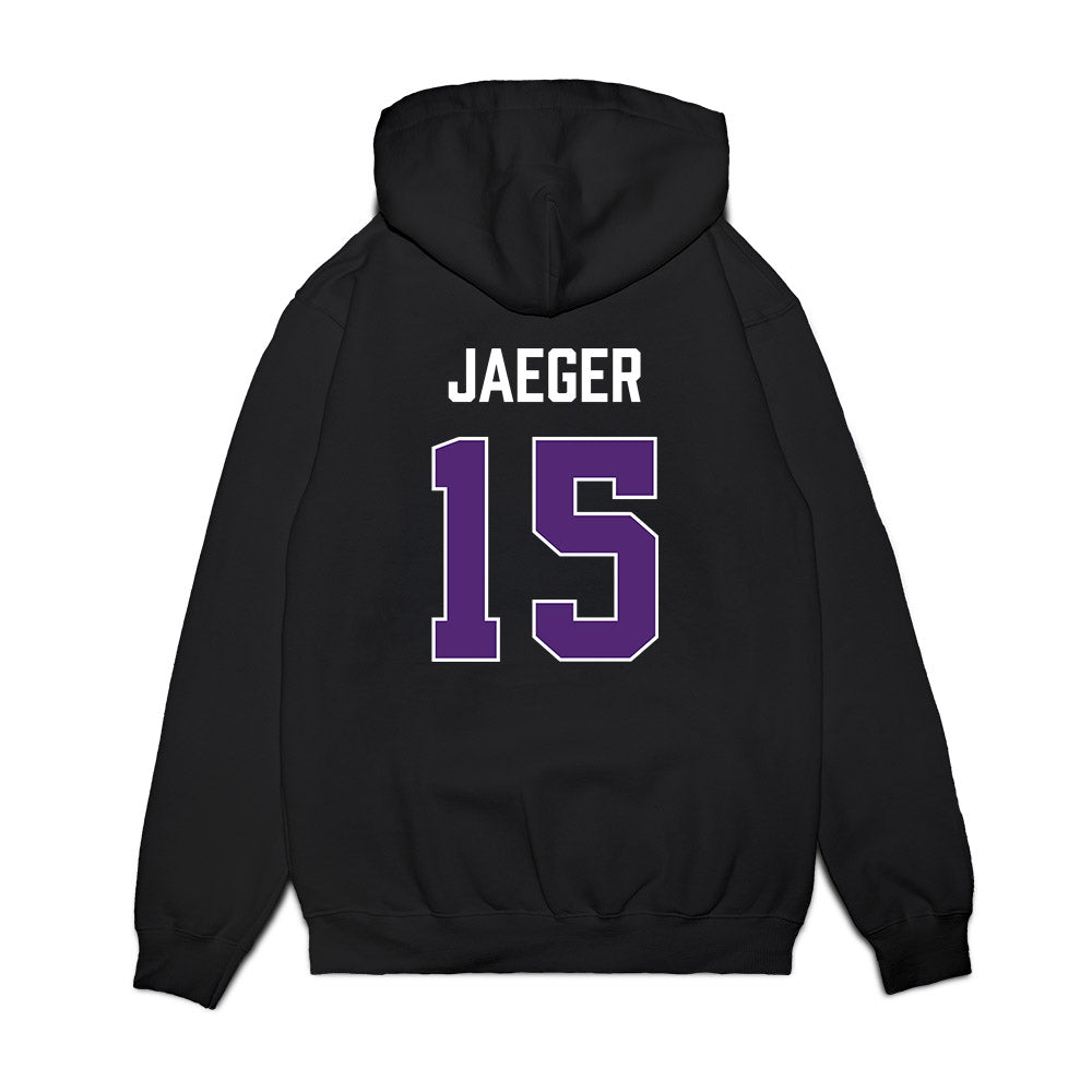 Northern Iowa - NCAA Women's Basketball : Elise Jaeger - Premium Hooded Sweatshirt-1
