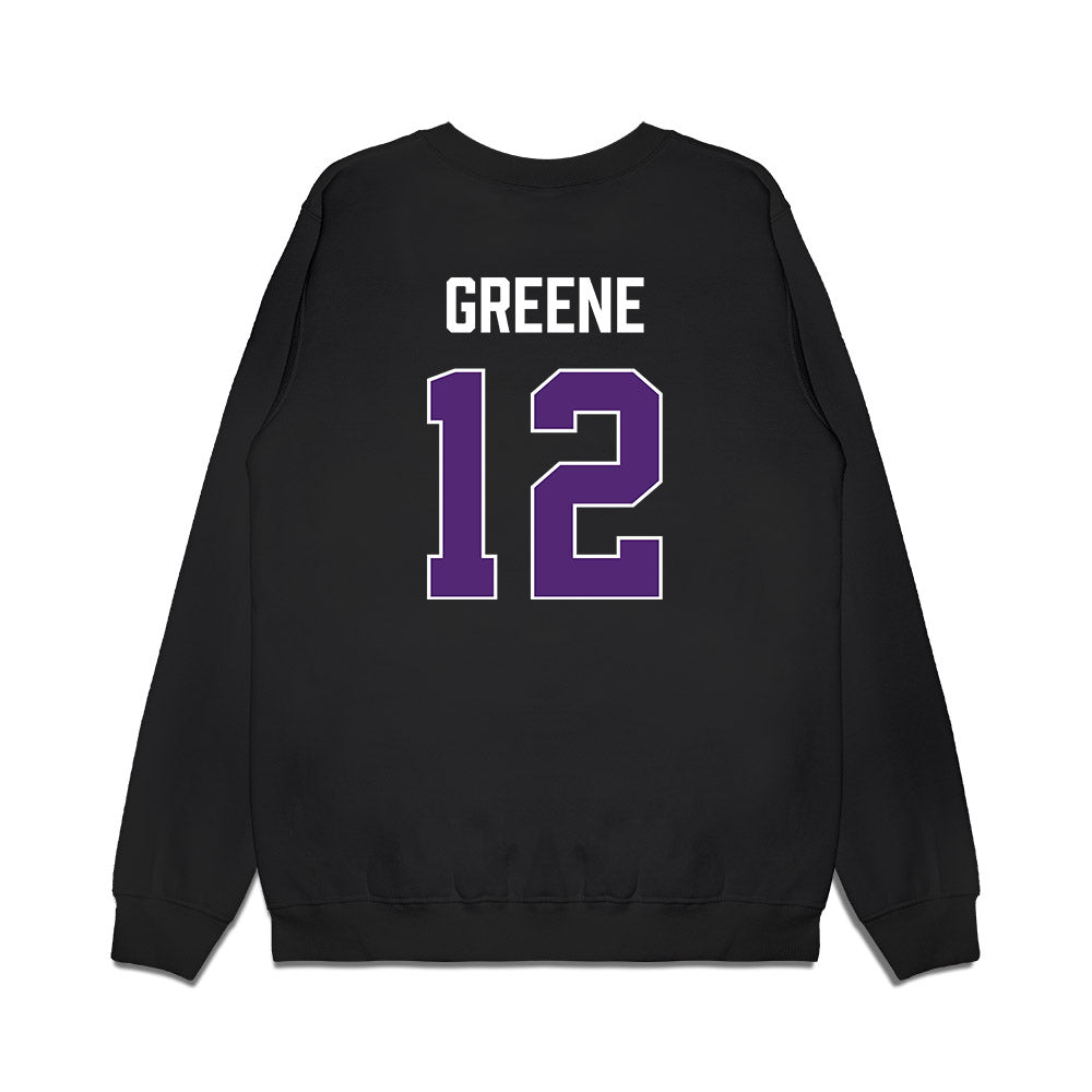 Northern Iowa - NCAA Women's Basketball : Anna Greene - Premium Crewneck Sweatshirt-1