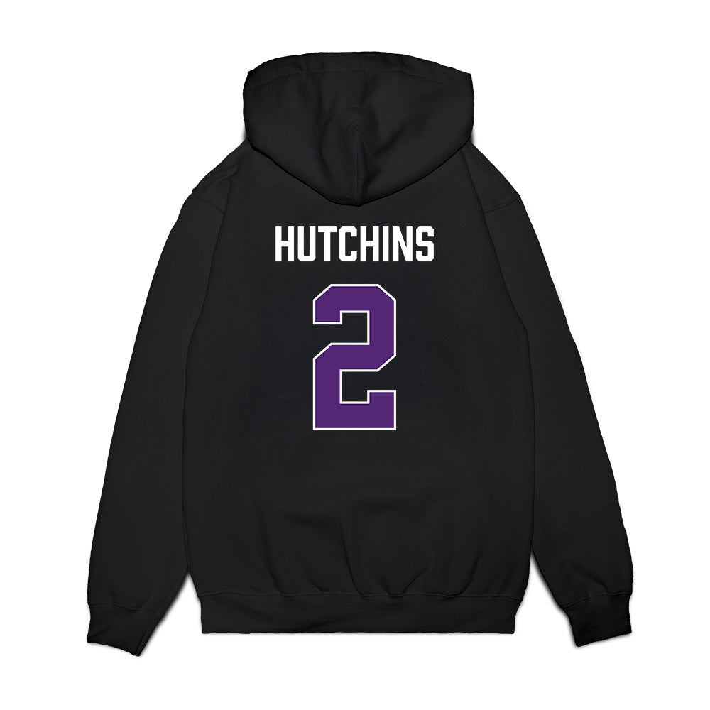 Northern Iowa - NCAA Men's Basketball : Geon Hutchins - Premium Hooded Sweatshirt-1