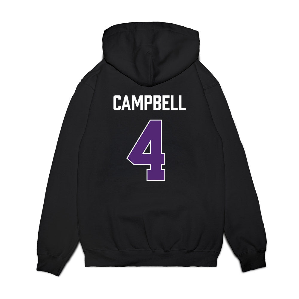 Northern Iowa - NCAA Men's Basketball : Trey Campbell - Premium Hooded Sweatshirt-1
