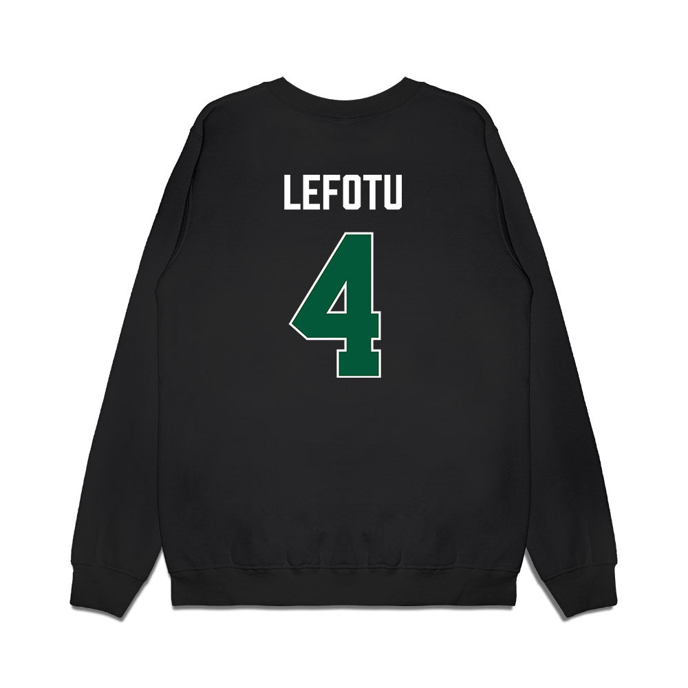 Hawaii - NCAA Women's Basketball : Jovi Lefotu - Vintage Shersey Premium Crewneck Sweatshirt-1
