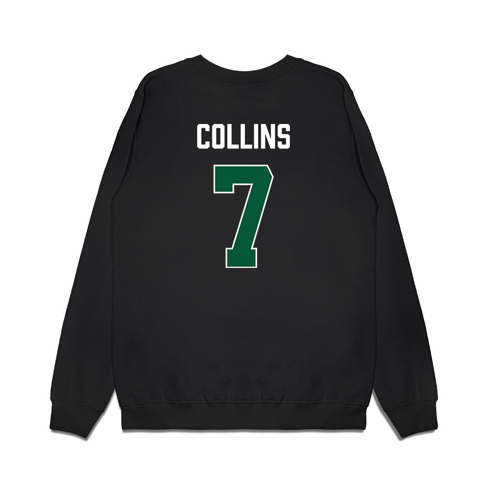 Hawaii - NCAA Women's Basketball : Ella Collins - Vintage Shersey Premium Crewneck Sweatshirt-1