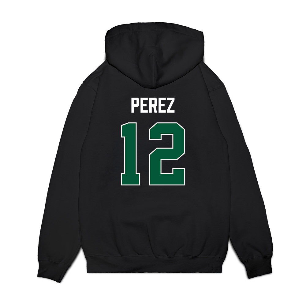 Hawaii - NCAA Women's Basketball : Imani Perez - Vintage Shersey Premium Hooded Sweatshirt-1