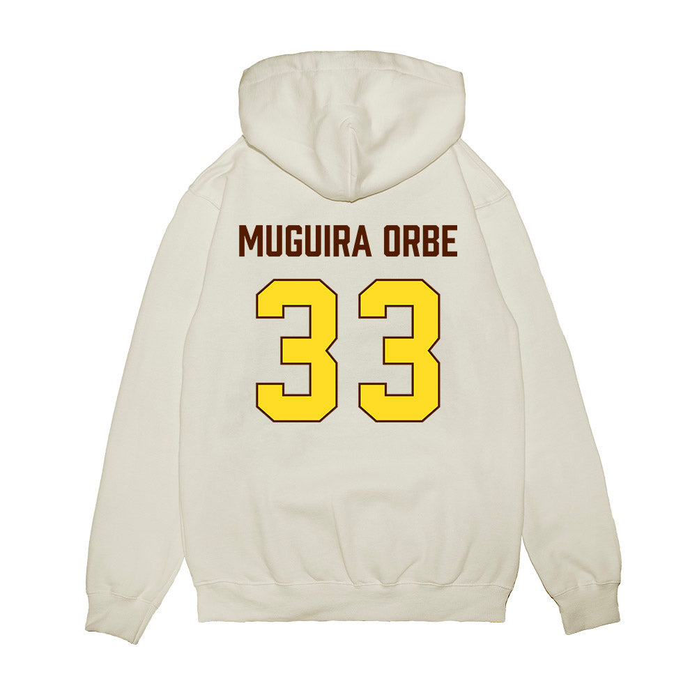 Western Michigan - NCAA Women's Basketball : Nile Muguira Orbe - Vintage Basketball Premium Hooded Sweatshirt-1