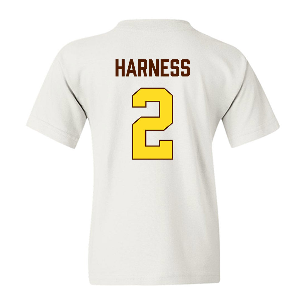 Western Michigan - NCAA Women's Basketball : Alli Harness - Vintage Basketball Youth T-Shirt-1