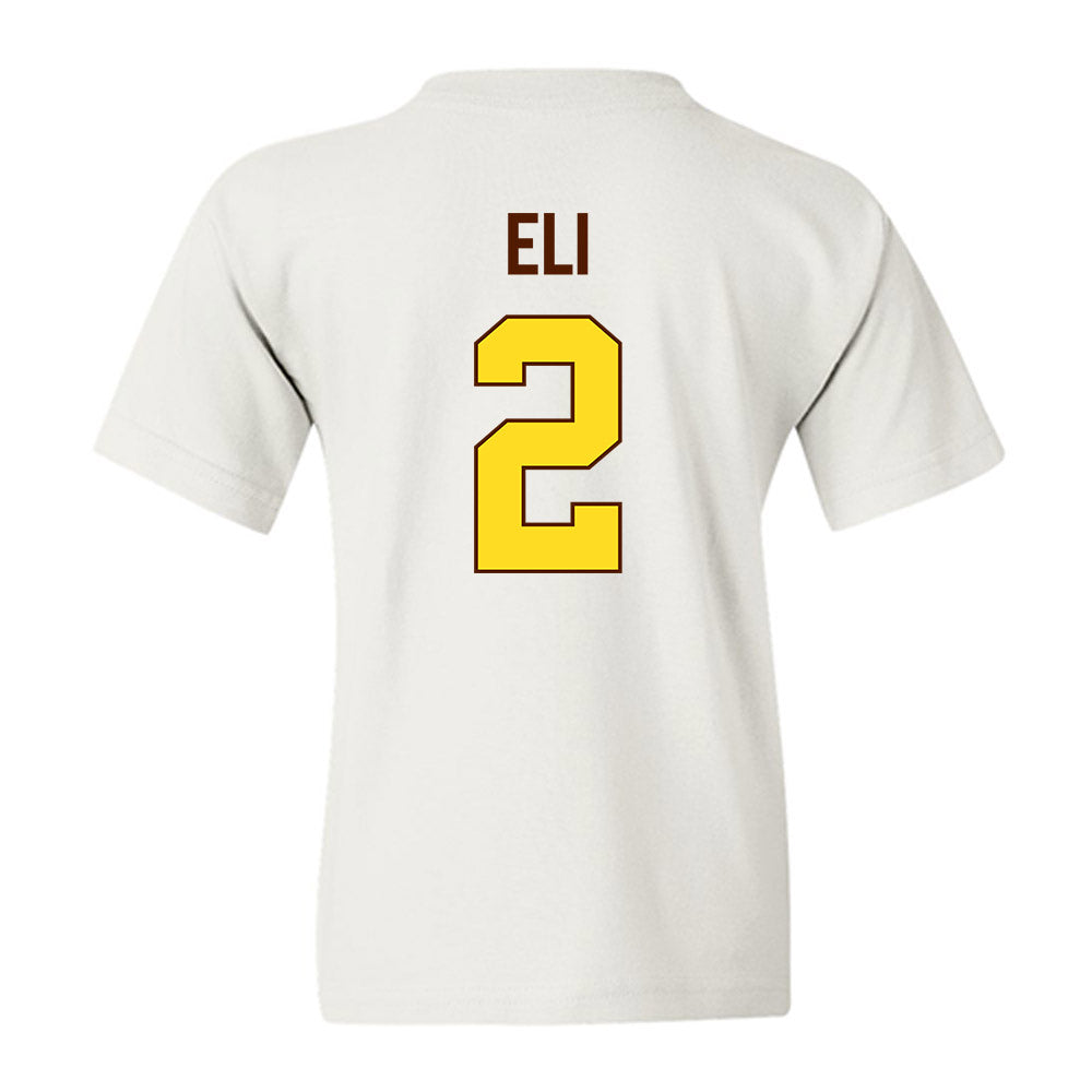 Western Michigan - NCAA Men's Basketball : Joshua Eli - Vintage Basketball Youth T-Shirt-1