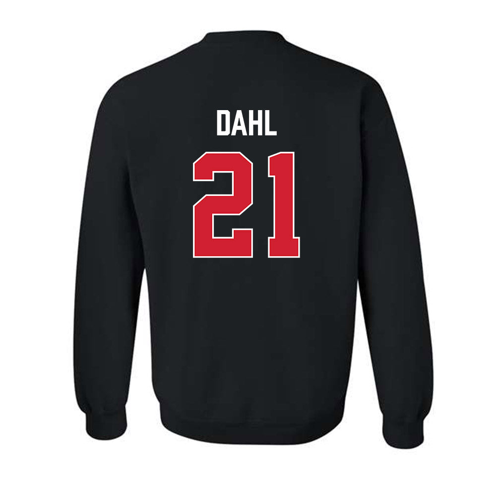 MSUM - NCAA Women's Basketball : Sydney Dahl - Vintage Shersey Crewneck Sweatshirt-1