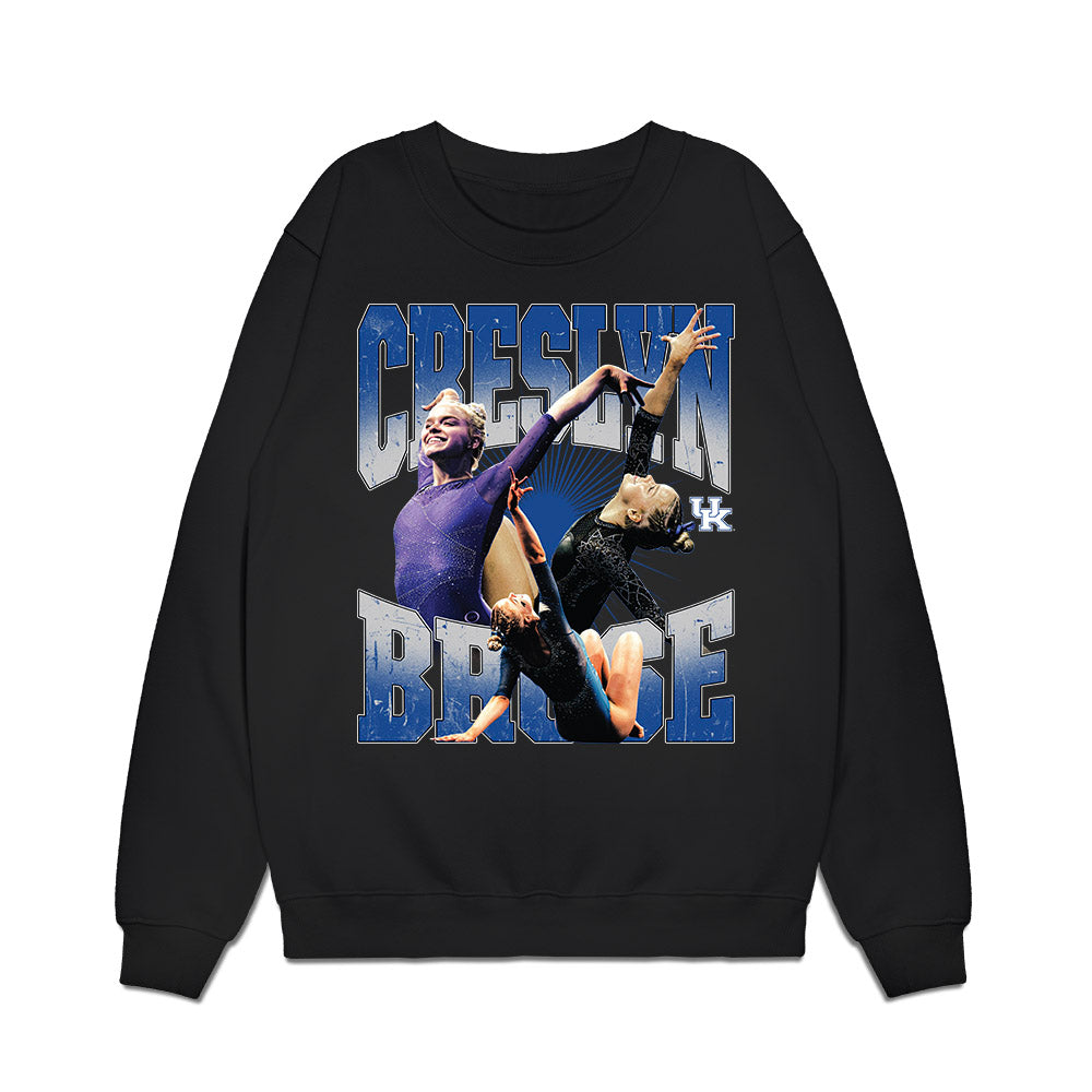 Kentucky - NCAA Women's Gymnastics : Creslyn Brose - Collage v2 Premium Crewneck Sweatshirt-0