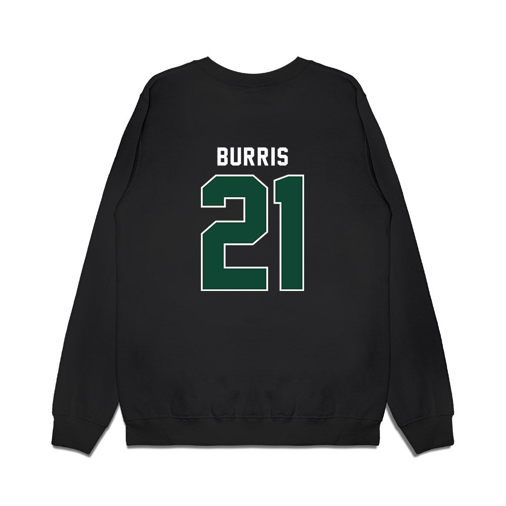Ohio - NCAA Men's Basketball : Jesse Burris - Vintage Premium Crewneck Sweatshirt-1