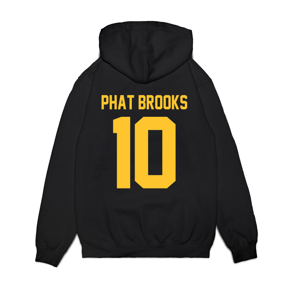 Central Michigan - NCAA Men's Basketball : Phat Phat Brooks - Vintage Premium Hooded Sweatshirt-1