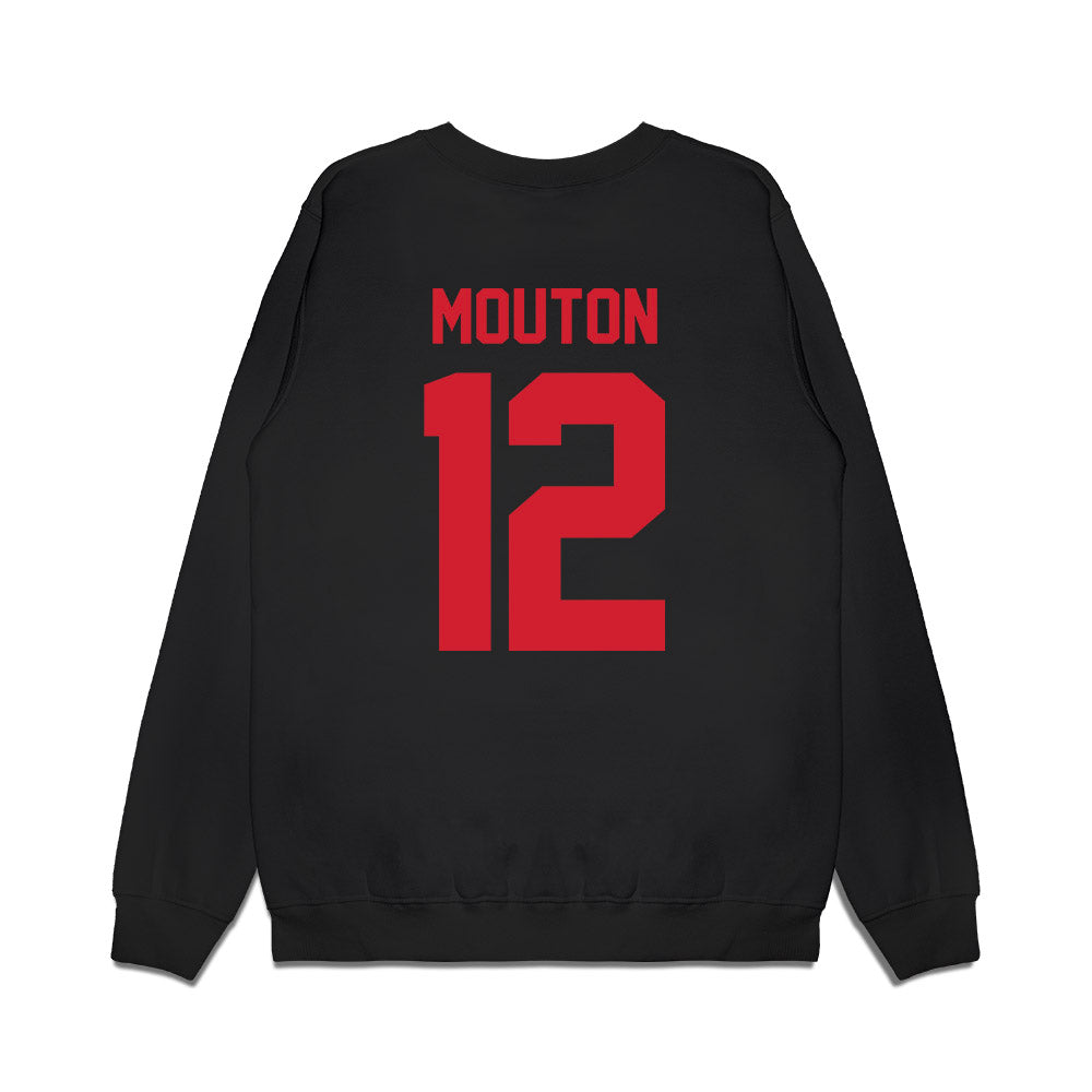Louisiana - NCAA Men's Basketball : Michael Mouton - Vintage Shersey Premium Crewneck Sweatshirt-1