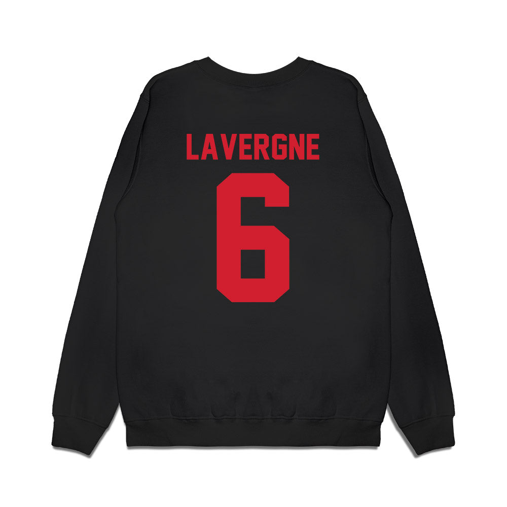 Louisiana - NCAA Men's Basketball : Devion Lavergne - Vintage Shersey Premium Crewneck Sweatshirt-1