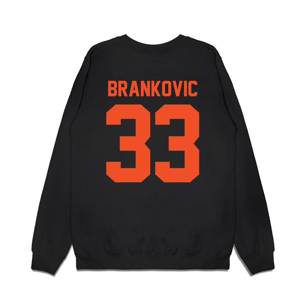 UTRGV - NCAA Men's Basketball : Filip Brankovic - Vintage Shersey Premium Crewneck Sweatshirt-1