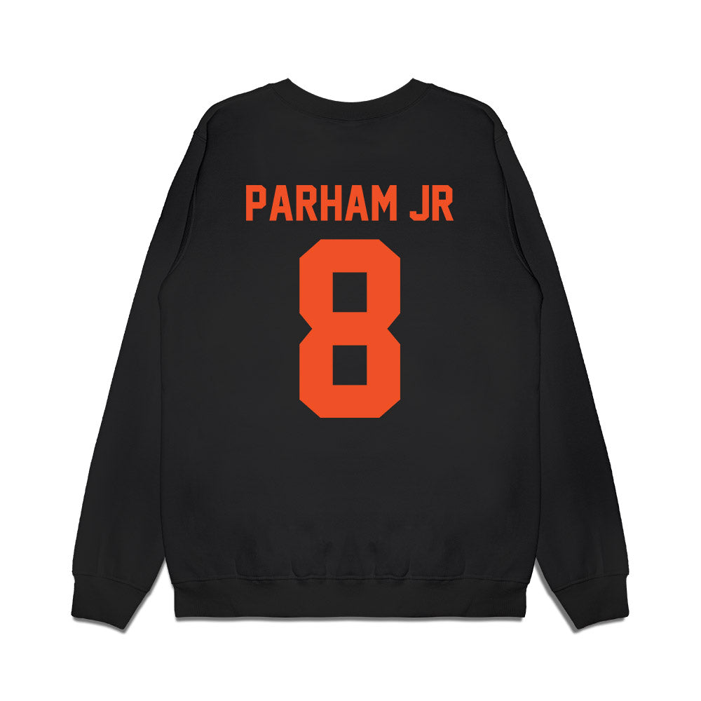 UTRGV - NCAA Men's Basketball : Ian Parham Jr - Vintage Shersey Premium Crewneck Sweatshirt-1