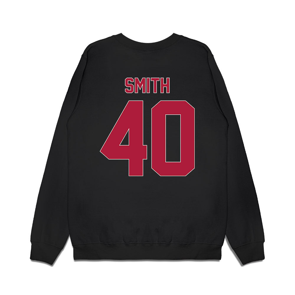 LMU - NCAA Men's Basketball : Cooper Smith - Vintage Premium Crewneck Sweatshirt-1