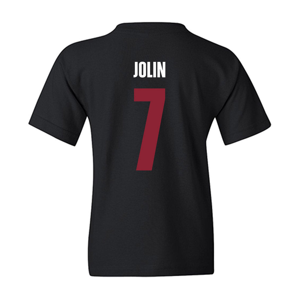SCU - NCAA Men's Basketball : Eli Jolin - Vintage Shersey Youth T-Shirt-1