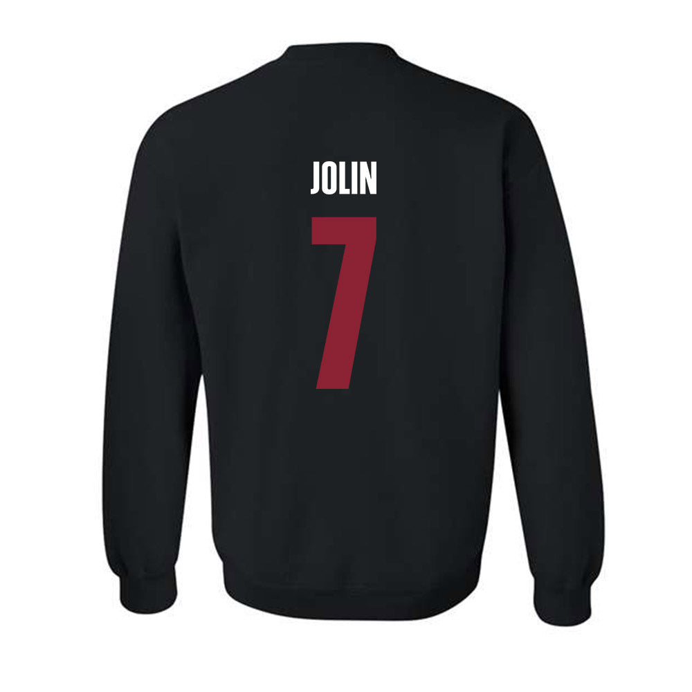 SCU - NCAA Men's Basketball : Eli Jolin - Vintage Shersey Crewneck Sweatshirt-1