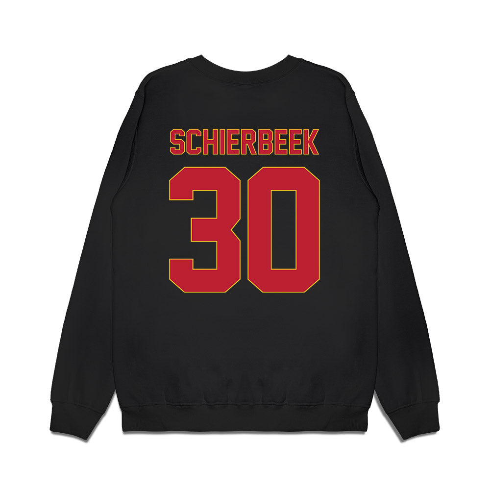 Ferris State - NCAA Women's Basketball : Emma Schierbeek - Vintage Basketball Premium Crewneck Sweatshirt-1