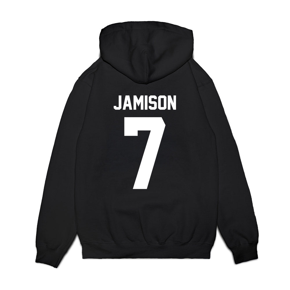 Bellarmine - NCAA Women's Basketball : Rose Jamison - Vintage Basketball Premium Hooded Sweatshirt-1