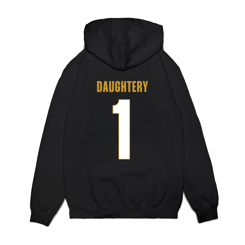 UC Davis - NCAA Men's Basketball : Carl Daughtery - Vintage Premium Hooded Sweatshirt-1